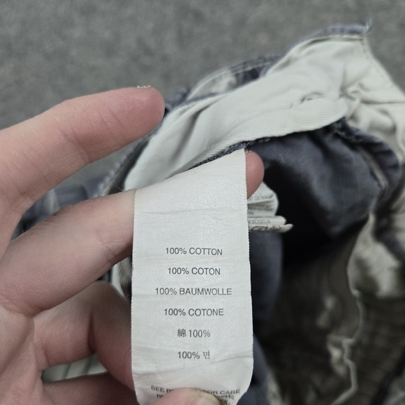 J Crew Cargo Short Mens 32 10.5 Gray Ripstop Outdoor Hiking Utility Pockets - Picture 16 of 16